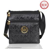 michael kors logo signature groot zwart crossbody zakken Lage Prijzen 9n4p5207